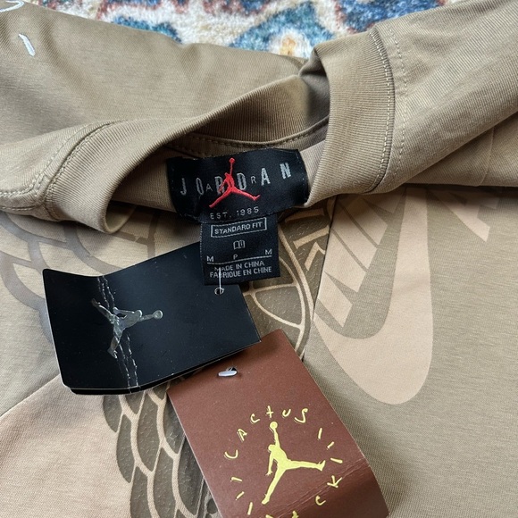 Air Jordan Cactus Jack Travis Scott Split T-shirt Medium - Picture 3 of 6
